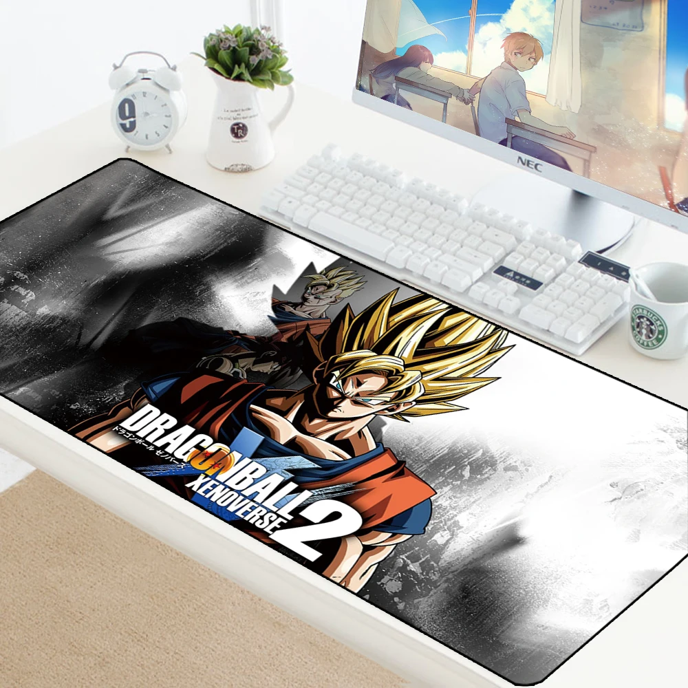 DRAGON BALL Коврик для мышки с аниме клавиатура Коврик геймер резиновый замок край Notbook коврик для мыши большой игровой коврик для мыши ПК настольный коврик мышь 70x30 мм