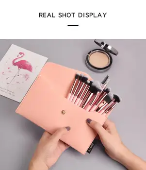 

Cosmetic Bag Makeup Brushes Case Portable Bag for Make Up Brush Travel Organizer Rolling Pouch Holder Professional Beauty Tool