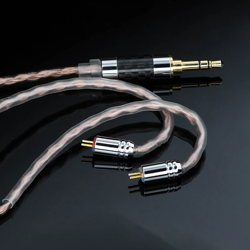8 ядер 3,5 мм до 2 Pin 0,78 мм разъем Mmcx Hifi кабель для наушников Diy Замена кабеля для обновления аудио