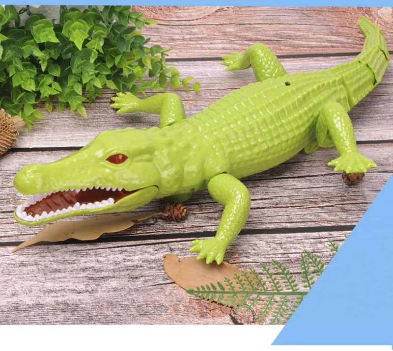 RC Simulation Crocodile Infrared Animal Tricks Terrifying Toy Gifts 