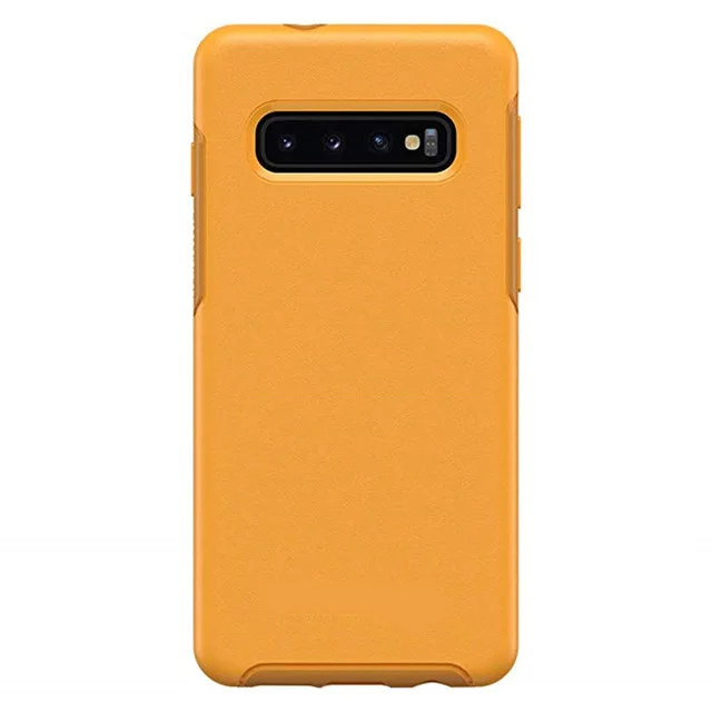 Чехол для samsung Galaxy S10 SYMMETRY SERIES-Розничная Упаковка-черный ударопрочный для samsung Galaxy S10 PLUS S10 edge - Цвет: Yellow