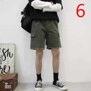 

Shorts men's stretch straight summer thin section loose five pants casual business seven points pants