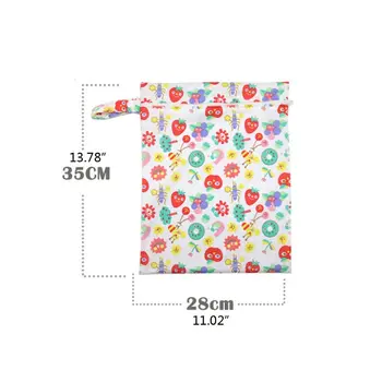 

Wet Dry Bag Waterproof Reusable Cloth Diapers Carrying Storage Travel Organizer
