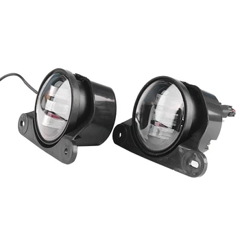 

2 Pcs Modified LED Fog Lights 4-Inch Front Bumper Fog Lights for Jeep Wrangler 10Th Anniversary Edition