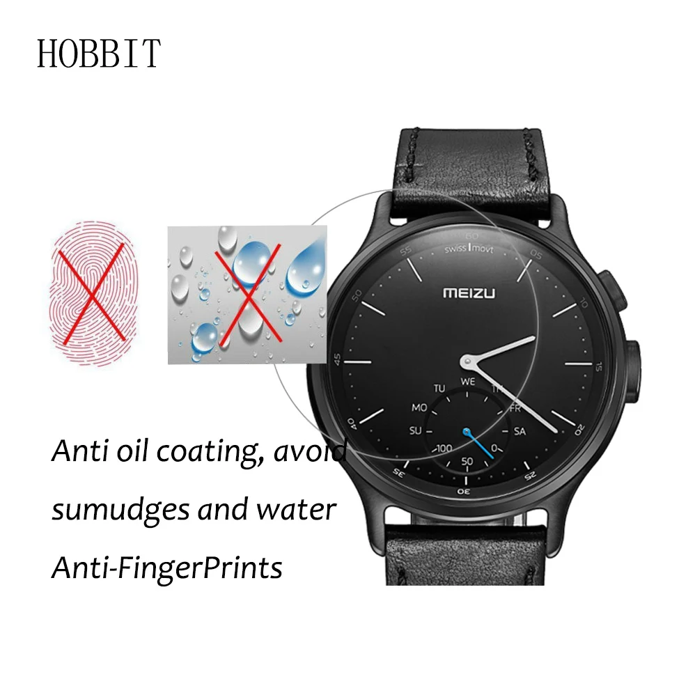 3 упаковки для Meizu Watch Mix Смарт-часы ЖК-экран Защита Взрывозащищенный экран протектор прозрачный Анти-шок Смарт-часы, пленка