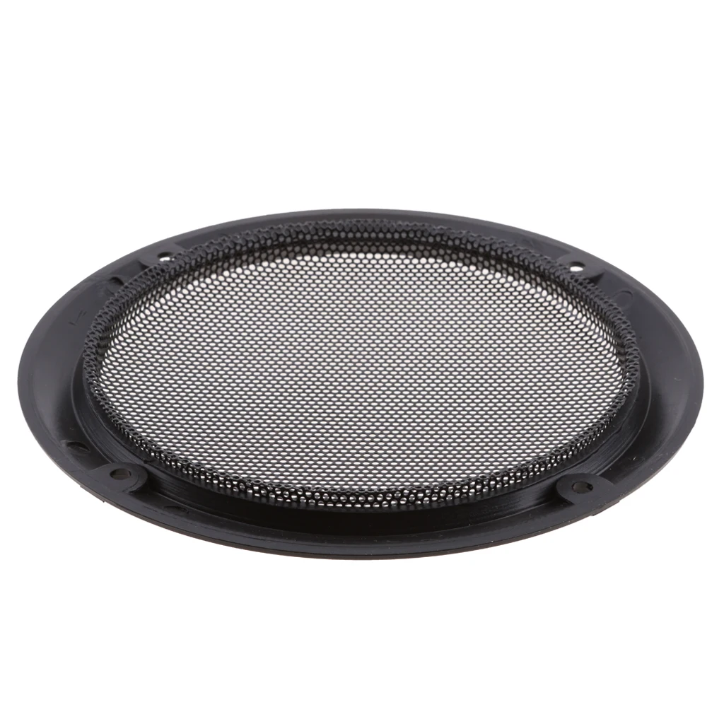 6.5Inch Speaker Decorative Circle Speaker Grills Cover Guard Protector with Protective Black Iron Grille Mesh