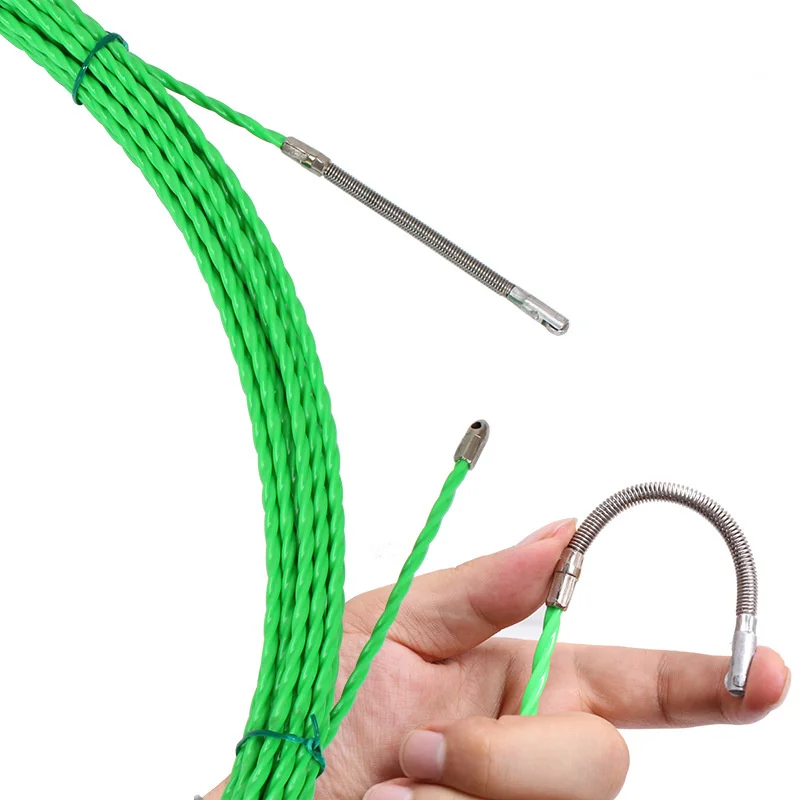 3 Stranded Wires POM Fiber Optic Cable Puller 5/10/15/20/25/30m Fish Tape Wire Lead Device Construction Hand Tools | Обустройство