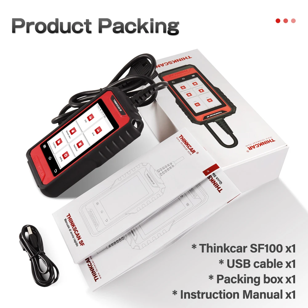 car inspection equipment for sale Thinkcar SF100 OBD2 Scanner ABS SRS System Oil EPB Reset ODB 2 Scan Tool OBDII Code Reader Car Diagnostic Tools cheap car inspection equipment Code Readers & Scanning Tools