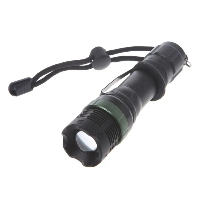 

5000LM Zoomable XM-L T6 LED Flashlight Torch Super Bright Light E65B