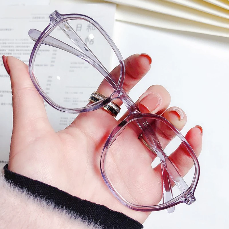 Transparente Myopie-Brille für Damen und Herren, Übergröße, Brillengestell, verschreibungspflichtige Kurzsichtigkeitsbrille -1,0-1,5-2,0-2,5-3,0-4,0 – Detail 14