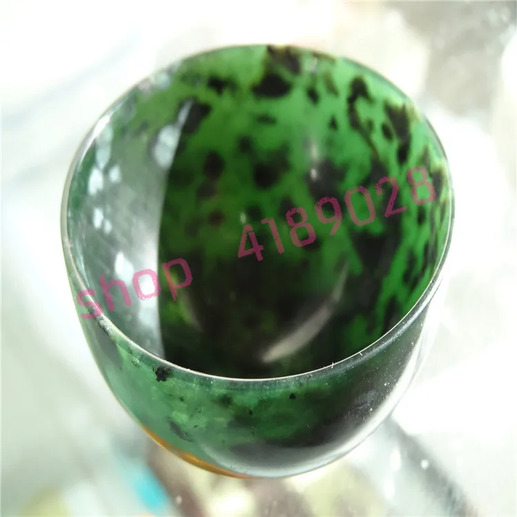 Изысканная Нефритовая чашка Qilian jade Shandan Yuanyang чаша с плоской подошвой чайный