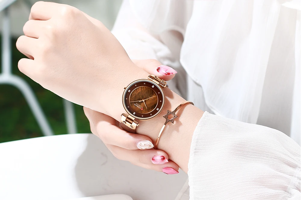CURREN женские часы лучший бренд класса люкс водонепроницаемые наручные часы с кожаным ремешком женские синие часы модные кварцевые женские часы Reloj Mujer