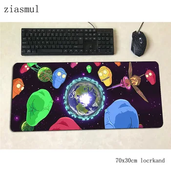 

rick and morty mats 700x300x3mm thick gaming mouse pad big keyboard mousepad locked edge notebook gamer accessories padmouse mat