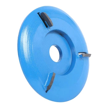 

Arc/Flat Teeth Plane Wood Carving Disc Tool Milling Cutter for 16mm Aperture Angle Plane Three Teeth for Woodworking