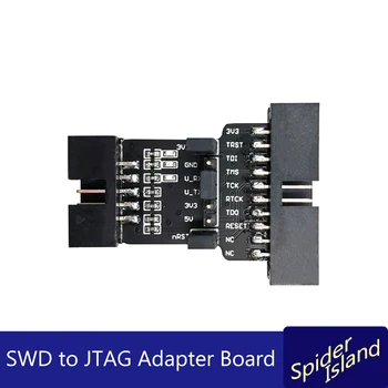 

JTAG Adapter SWD to JTAG For CMSIS-DAP / DAPLink Emulator Serial Port with 20cm Cable