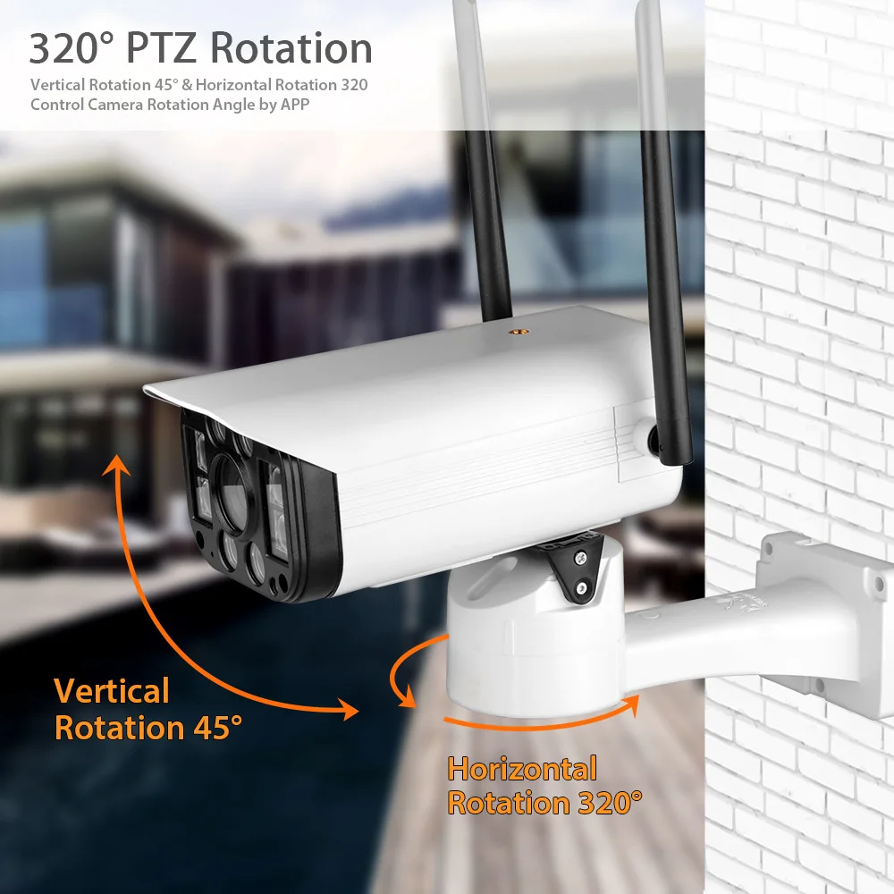 Беспроводная ip-камера WANSCAM K25 1080P PTZ 4X Zoom наружная Водонепроницаемая камера наблюдения