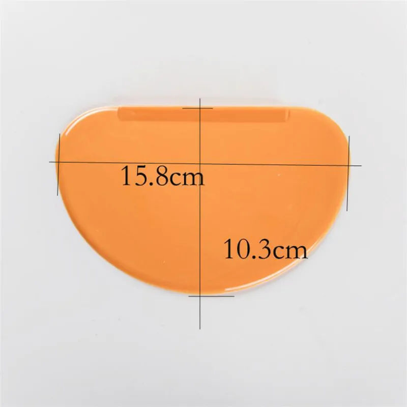 Description Picture 2 of item1Pc Orange Soft Flexible Plastic Dough Cream Scraper Cake Spatula Pastry Butter Cutter Baking Cake Pastry Tools for Bread Making