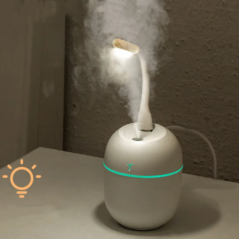 

New USB Ultrasonic Air Humidifier LED Night Light Aroma Essential Oil Diffuser For Home Car Mini Silent Nebulizer