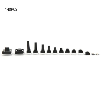 

Interruptor 140PCS 14 Value Tactile Micro Push Button Switch SMD DIP Tact Switch rotary switch