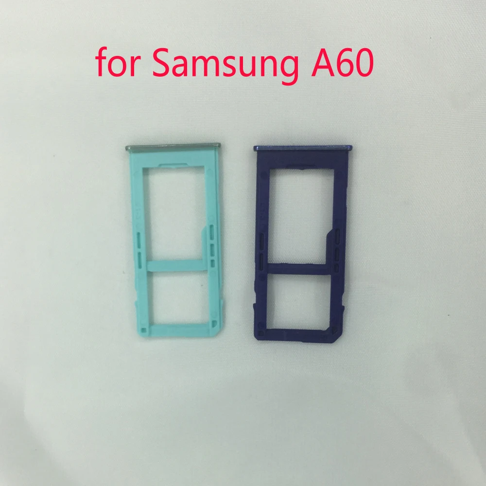 Sim-карты адаптер лотка держатель для samsung A10 A20 A30 A40 A50 A60 A70 A80 A90 телефон черный Nano SIM Слот карты Micro SD