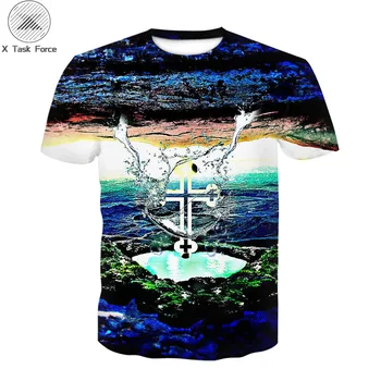 

Jesus T Shirt boy Character Tshirt The cross 3d Print T-shirt Hip-hop Tee Cool boy Clothing 2018 New Summer Casual Hipster Tops