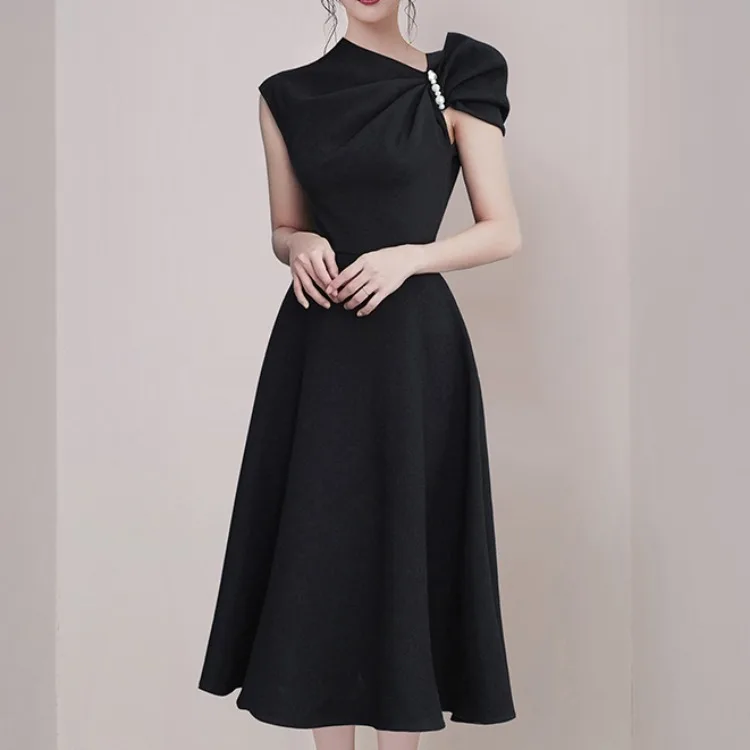 

Cross border 2020 summer wear new famous lady big brand quality net red ins kink bow big swing dress dress
