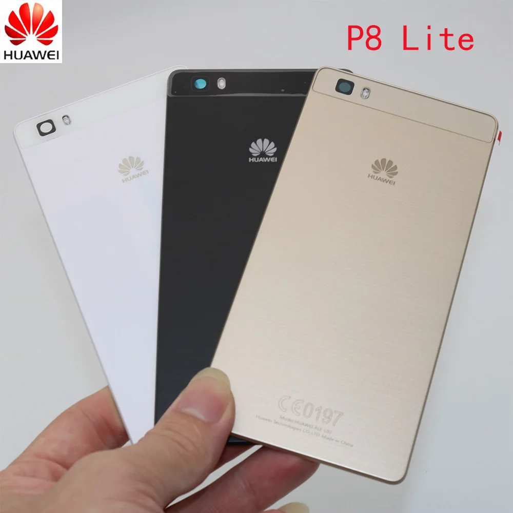 Battery cover for huawei P8 lite Back Glass Cover replacement Huawei 2017 / P9 Housing Door Case | Мобильные телефоны и