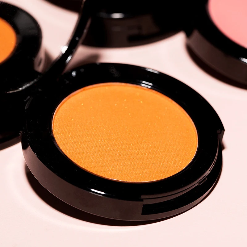 Single Color Blush Monochrome Makeup Palette Powder Red Rouge Lasting Natural Cream Cheek Tint Peach Pink Blusher | Красота и