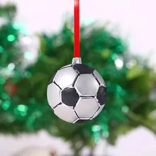 6 шт./партия Рождественские шары веселое Рождественское дерево футбол подвесные украшения Рождественские шары для украшения дома вечерние Подвески подарок на год