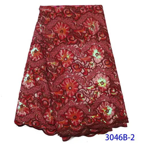Органза Tissu Dentelle Burnt Orange, швейцарское кружево из органзы, швейцарское кружево из органзы MR3046B - Цвет: as picture2