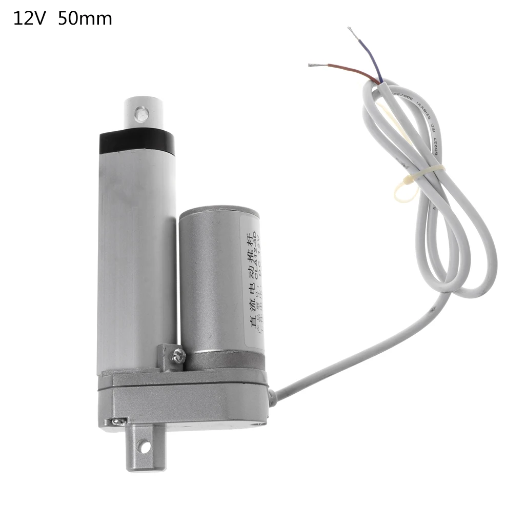 

Drop Ship 12V DC Electric Linear Actuator Motor Controller 30mm/s 300N Stroke 50/100/150/200/250/300/350/400mm