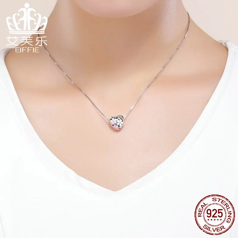 Сердце цветка бусины-спейсеры для самостоятельного изготовления ювелирных изделий Подходит талисманы pandora браслет серебро 925