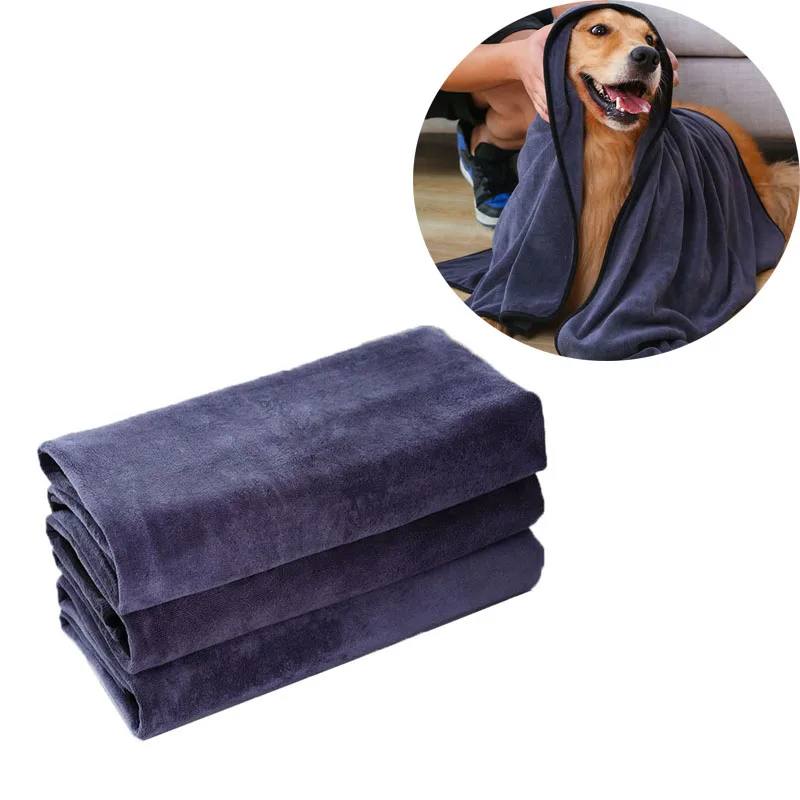 Toalla de perro Toalla de baño de mascotas súper absorbente Toalla de secado de perro de microfibra para perros pequeños, medianos, grandes y gatos