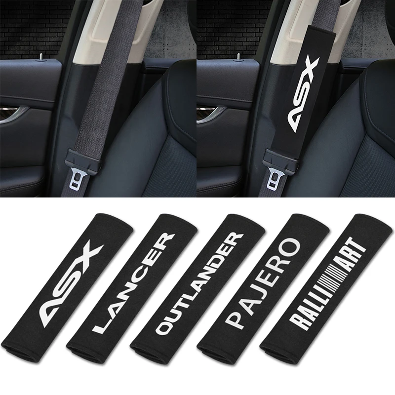 Автомобильный Стайлинг для Mitsubishi ASX Lancer Outlander RVR Pajero, спортивные автомобильные аксессуары, автомобильные хлопковые фланелевые карбоновые волокна, 2 шт