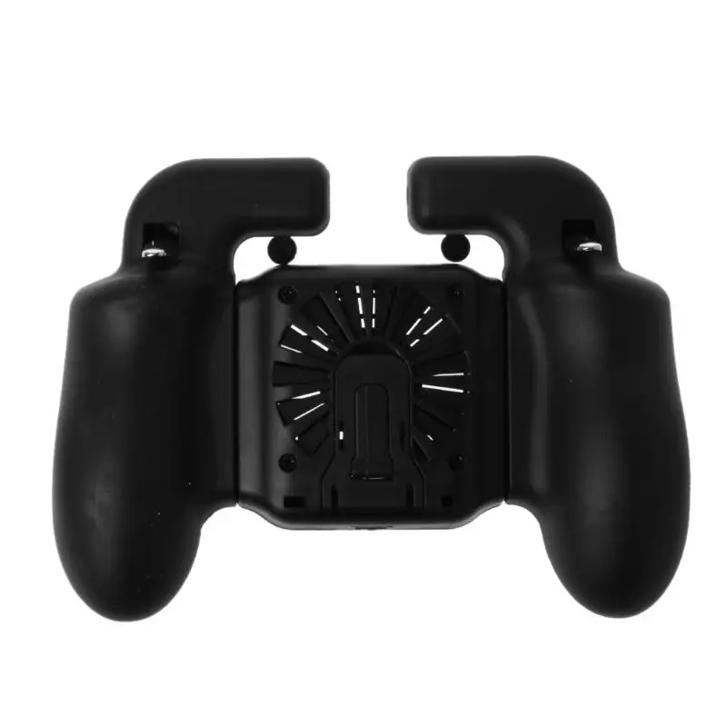 Мобильный Геймпад контроллер телефон Handgrip Бесплатные кнопки огня L1R1 триггер джойстик держатель стенд вентилятор охлаждения для 4-6,3 дюймов телефон