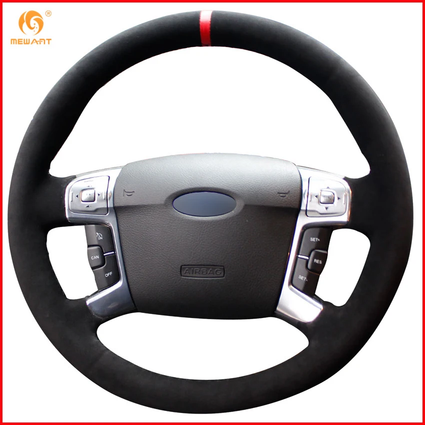 MEWANT черные замшевые красные маркеры для Ford Mondeo Mk4 2007 2012 S Max 2008 аксессуары