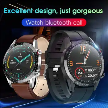 

New L13 Men Smart Watch bluetooth 4.0 Call ECG+PPG IP68 Waterproof Blood Pressure Heart Rate Fitness Tracker sports Smartwatch