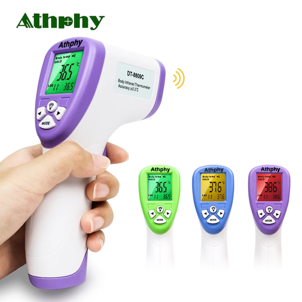 

Athphy Thermometer Baby Infrared Digital LCD Forehead Ear Non-Contact Body Fever Measurement Multi Mode Termometro Thermometer
