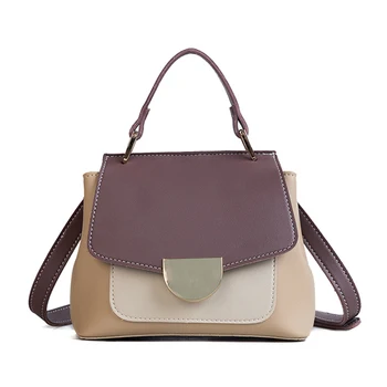 

Shoulder Bag Europe and America Flap Patchwork Crossbody Bag PU Shoulder Bags for Women 2020 шоппер