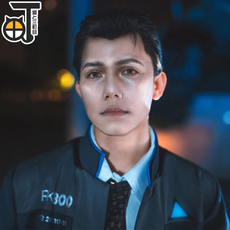 Игра Детройт: стать человеком Косплей Коннор RK800 костюмы Униформа Костюмы полный набор Хэллоуин костюмы для мужчин взрослых