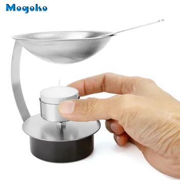 

Mogoko Stainless Steel Adjustable Fire Height Wax Seal Warmer Melting Spoon Kit Wax Sticks Beads Melting Furnace Tool Stove Pot