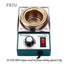 Cheap Pro'skit SS-552H 220V 200W stainless steel welding pot melting tin 0.5kg round tin furnace welding bath temperature 100?-550? Cheap Pro'skit SS-552H 220V 200W stainless steel welding pot melting tin 0.5kg round tin furnace welding bath temperature 100?-550?