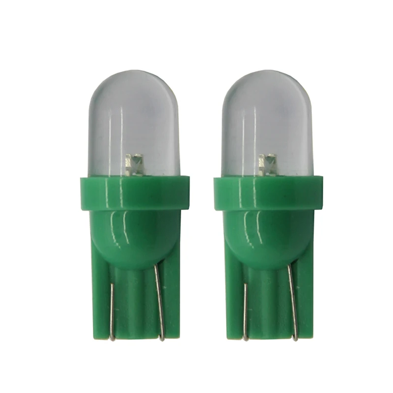 

100pcs Non Ghosting Pinball led bulbs 6.3 Volt LED Amber Blue Green Warm white Round clear lens Replacement led Bulb 555 Wedge Base T10
