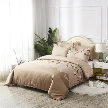 

elegant Artificial Embroidery bed duvets cover set comforter bedding set Queen King size Quilt Cover set Pillowcase Home Textile