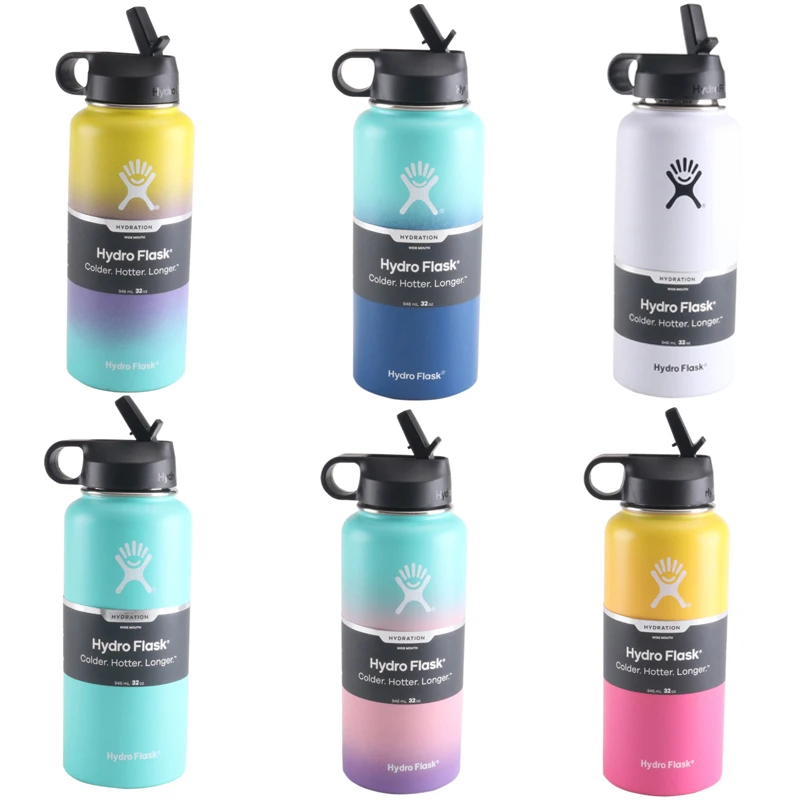 

18oz/32oz/40oz Tumbler Flask Vacuum Insulated Flask Stainless Steel Water Bottle Wide Mouth Outdoors Sports hydro Bottle