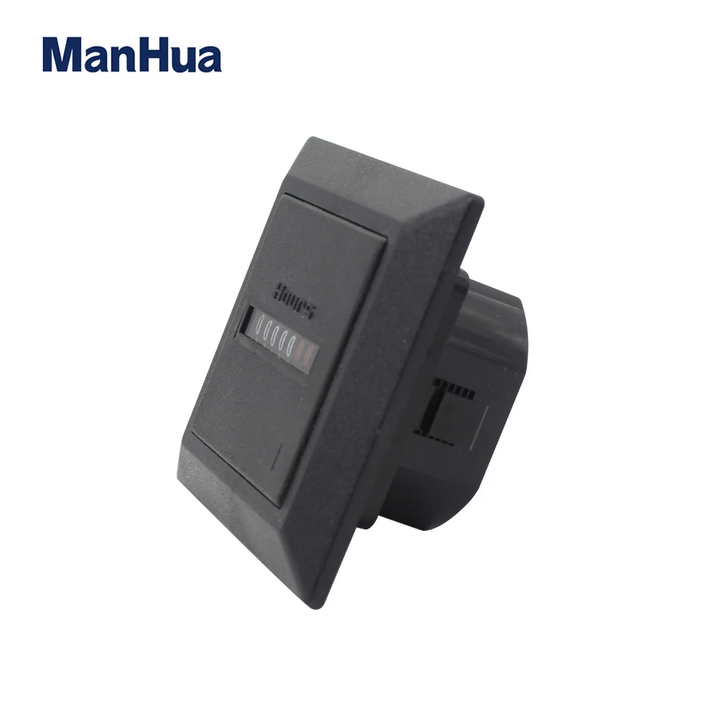 Цифровой квадратный счетчик ManHua HM 1 часов черного типа AC220 60HZ 0 99999 99 H|Таймеры| |