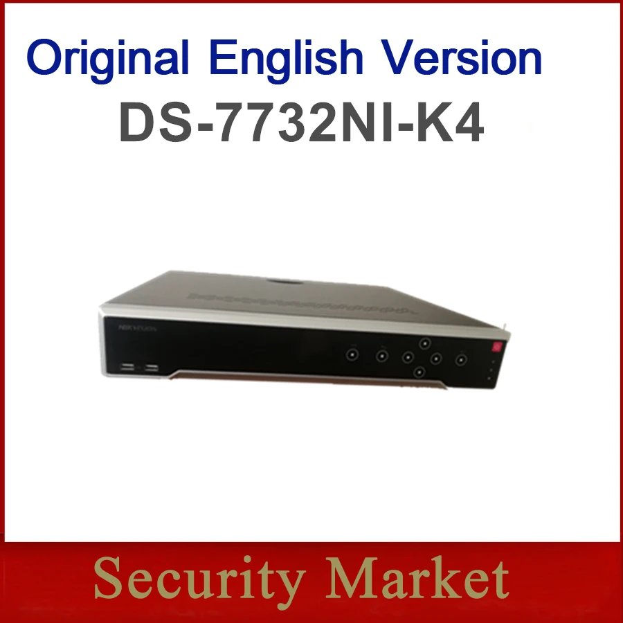 Сетевой видеорегистратор hikvision NVR DS-7732NI-K4 Оригинальная английская версия 32-ch 1.5U 4K