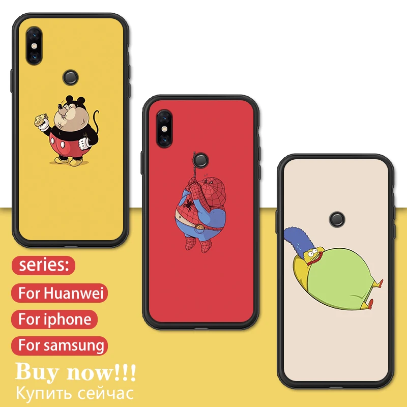 Eat fat mi ckey ТПУ силиконовый чехол для телефона xiaomi 8 9 SE A1 5X A2 Lite 6X x 2S F1 MAX 3 CC9E CC9 A3 9T Pro |