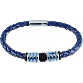 

Jay VI bracelet with white steel leather
