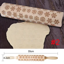 SOLEDI, рождественские креативные Кондитерские инструменты, кухонный инструмент, деревянные тисненые вечерние Скалки, роликовые палочки для выпечки, деревянные поделки, печенье